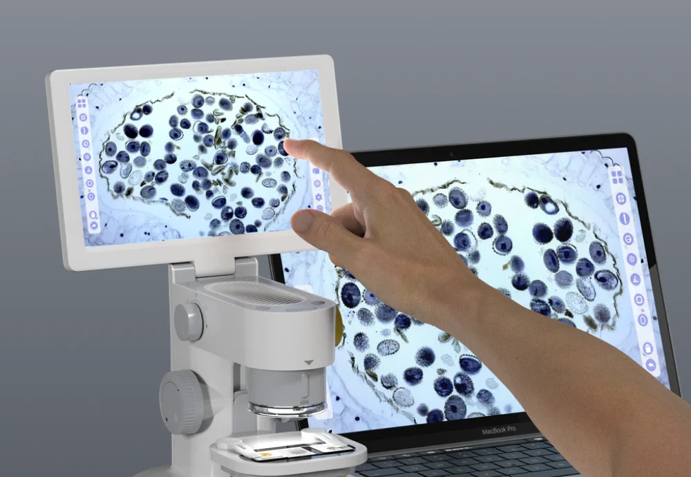 digital microscope with display