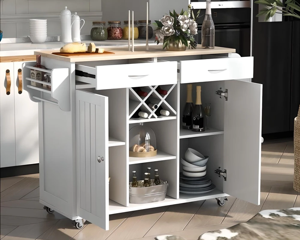 small kitchen island cart